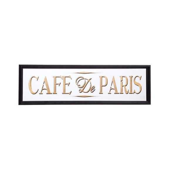 Cafe De Paris Mirror Wall Sign
