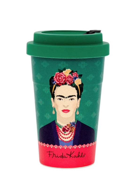 Frida Kahlo Bamboo Travel Mug