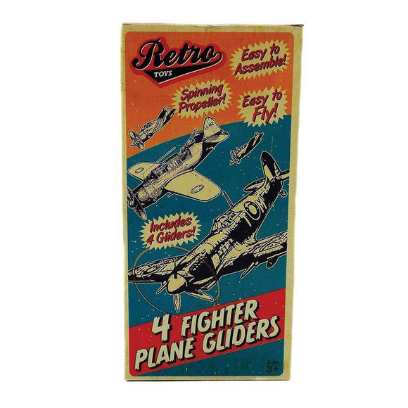 Ridley's Fighter Plane Set of 4 Gliders