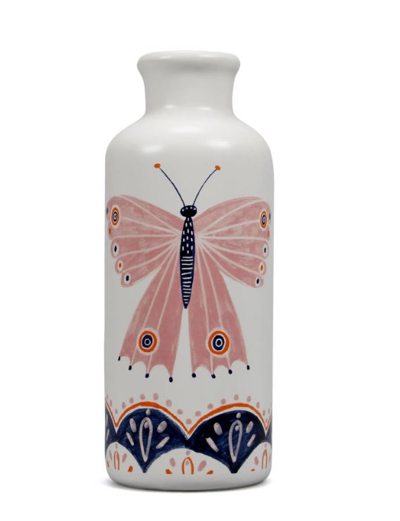 Bonbi Forest Butterfly Tall Vase