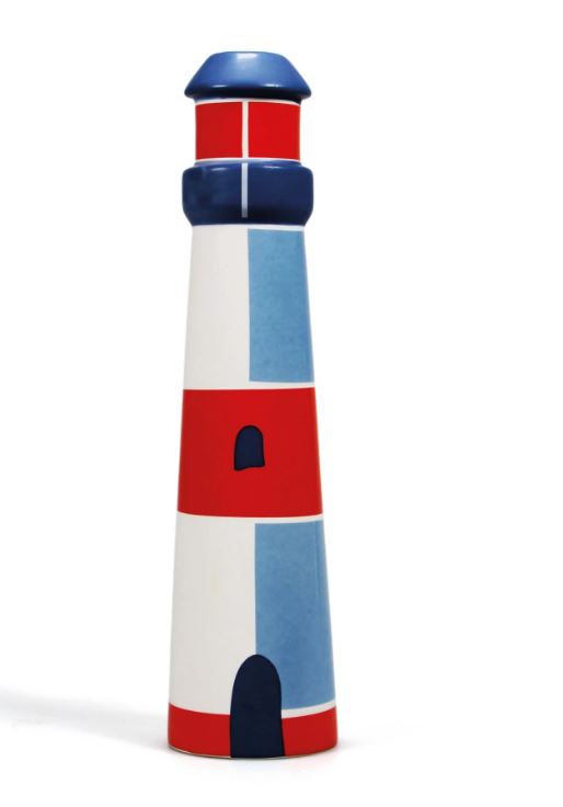 Coastal Lighthouse Tall Vase
