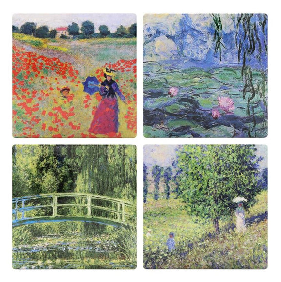 Monet Art Masters Set of 4 Coasters
