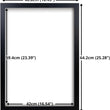 A2 Black MDF Poster Frame