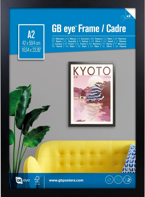 A2 Black MDF Poster Frame