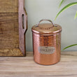 Hammered Copper Biscuit Tin