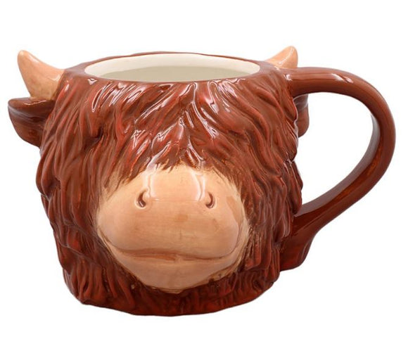 Highland Cow 3D Mug