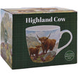 Highland Cow And Calf Breakfast Mug