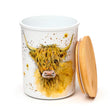Highland Coo Cow Set Of 2 RPET Storage Jars