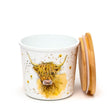 Highland Coo Cow Set Of 2 RPET Storage Jars