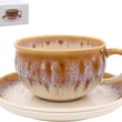 Reactive Glaze Cup & Saucer Set 73599