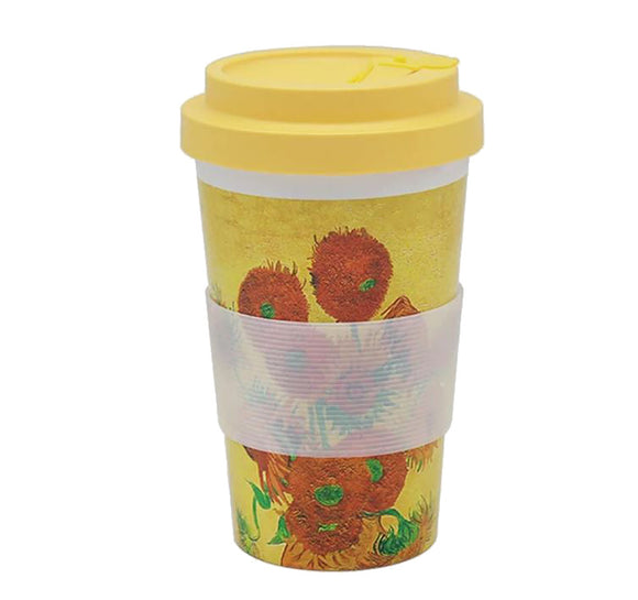 Van Gogh Sunflowers Recycled Travel Mug