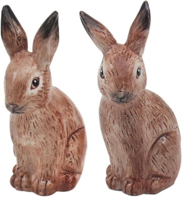 Hares Salt And Pepper Pots
