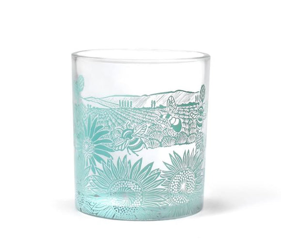 Kate Heiss Powder Blue Glass Tumbler