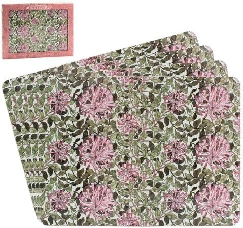 William Morris Honeysuckle Set of 4 Table Placemats