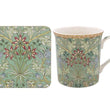 William Morris Hyacinth Mug & Coaster Set