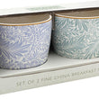 William Morris Larkspur Set of 2 Breakfast Mugs