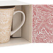 William Morris Larkspur Red Yellow Set of 2  Mugs