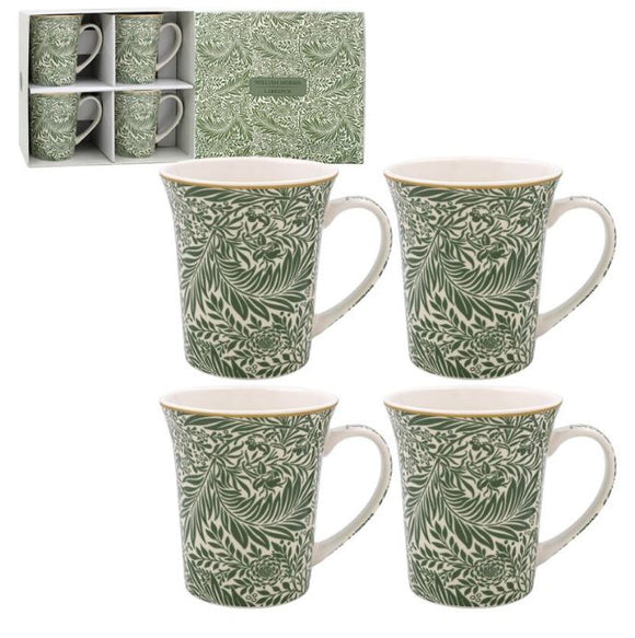 William Morris Larkspur Set of 4 Mugs