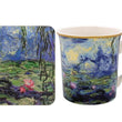 Monet Water Lilies Mug & Coaster Set