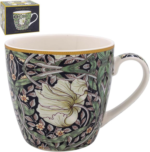 William Morris Pimpernel Blue Breakfast Mug