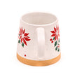 Christmas Poinsettia Stoneware Mug