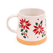 Christmas Poinsettia Stoneware Mug