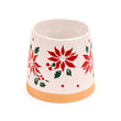 Christmas Poinsettia Stoneware Mug
