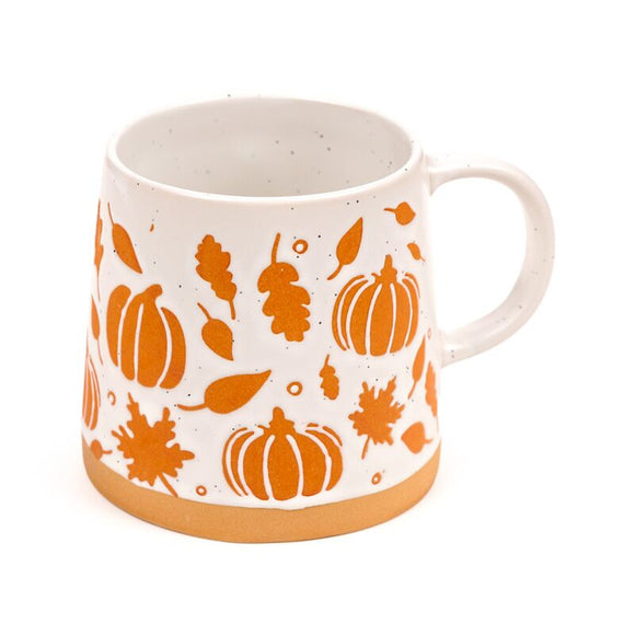 Halloween Pumpkin Stoneware Mug