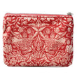 William Morris Raspberry Cotton Purse