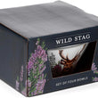 Wild Stag Set Of 4 RPET Picnic Bowls