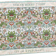 William Morris Strawberry Thief Set of 4 Table Placemats