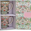 William Morris Strawberry Thief Set of 4 Mugs
