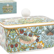 William Morris Strawberry Thief Blue Butter Dish