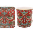 William Morris Strawberry Thief Mug & Coaster Set