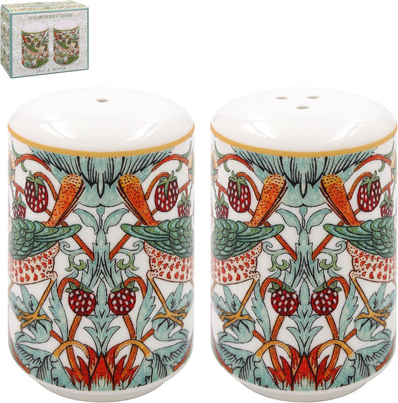 William Morris Strawberry Thief Salt and Pepper Pots