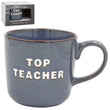 Top Teacher Reactive Glaze Mug