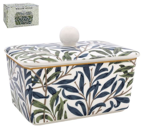 William Morris Willow Bough Butter Dish
