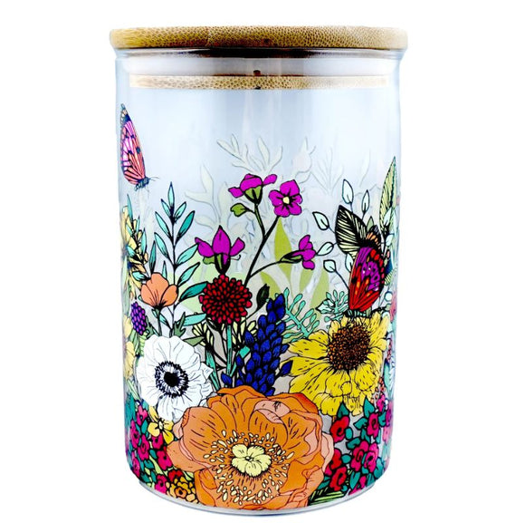 Natasha Kirby Bloom Glass Storage Jar 950ml