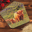 Highland Cow Set of 4 Coasters