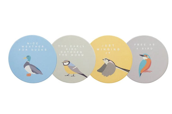 RSPB Free As a Bird New Set of 4 Coasters