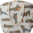 French Bulldog Jute Beach Bag