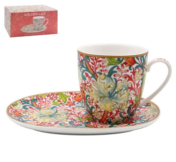 William Morris Golden Lily Snack Set