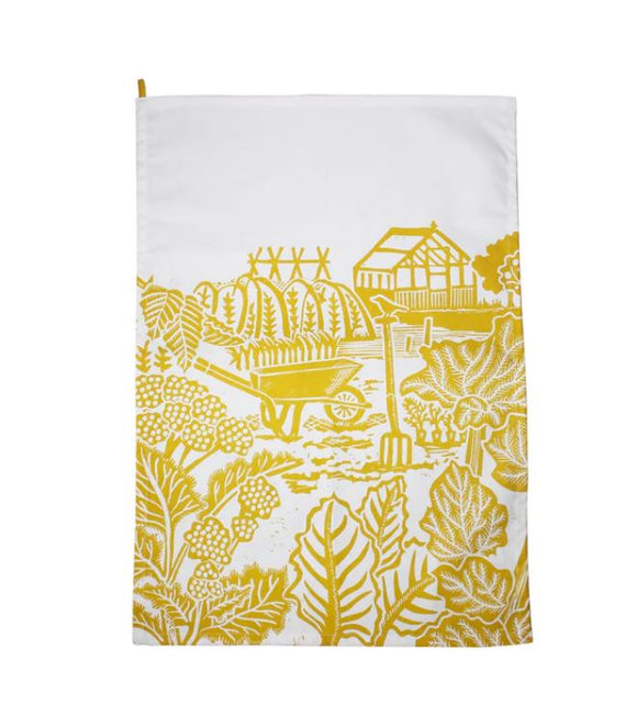 Kate Heiss Mustard Tea Towel