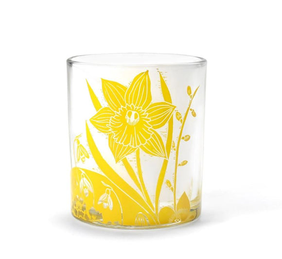 Kate Heiss Mustard Glass Tumbler