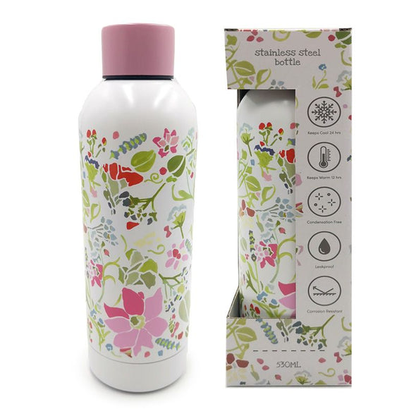 Julie Dodsworth Pink Insulated Hot Cold Drinks Bottle