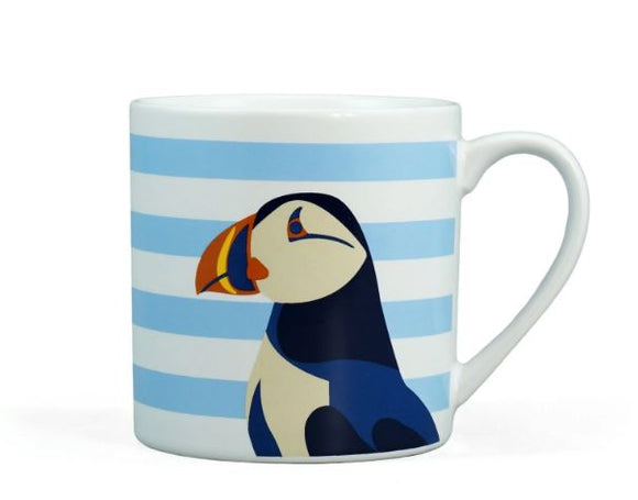 RSPB Puffin Blue Coffee Mug