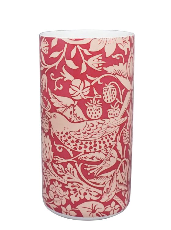 William Morris Raspberry Ceramic Vase