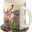 Wild Stag Mug and Coaster Set