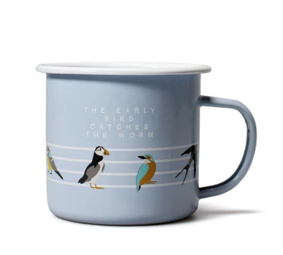RSPB Enamel Mug