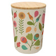 Autumn Falls Bamboo Medium Round Storage Jar